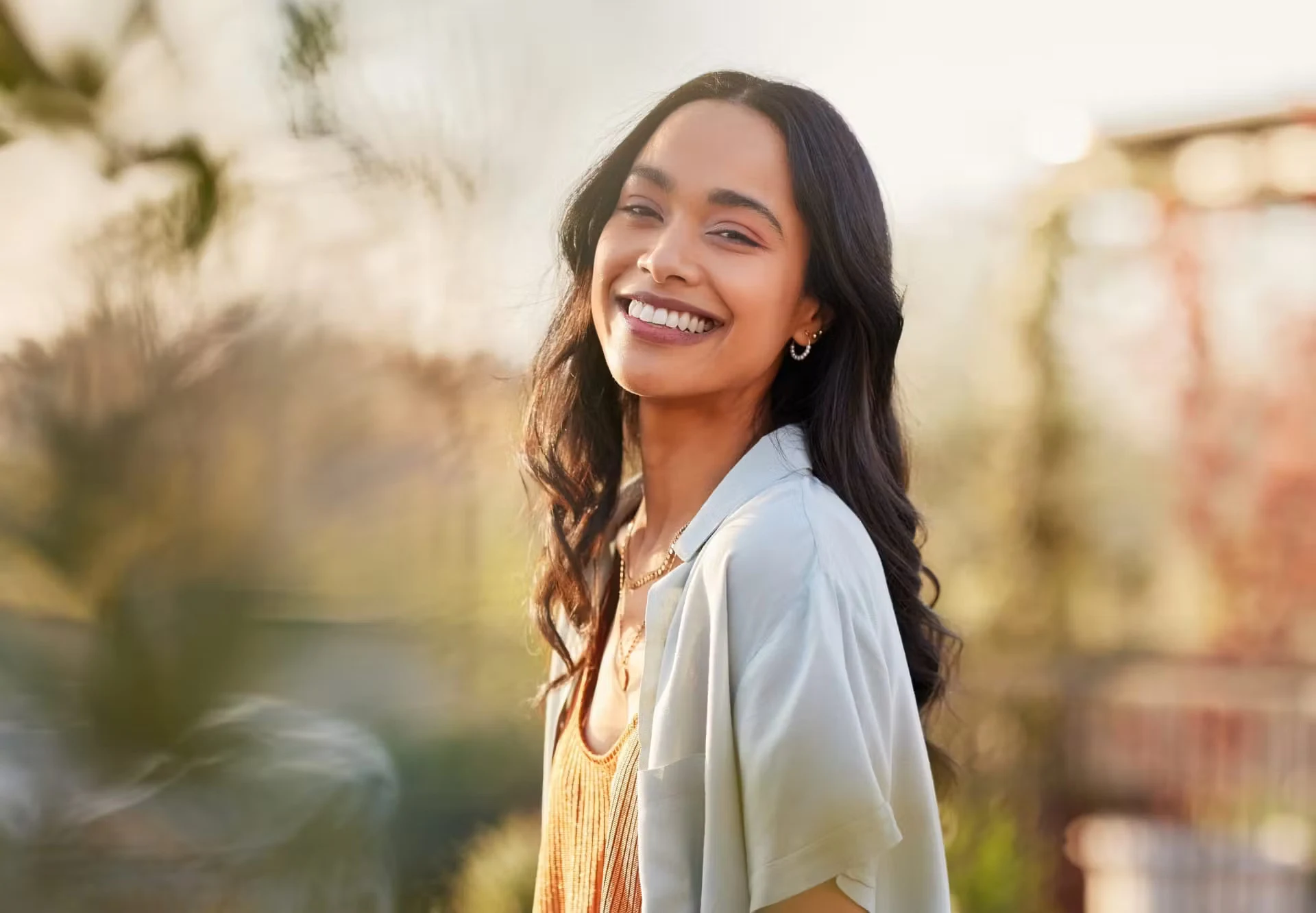 Photo of woman smiling